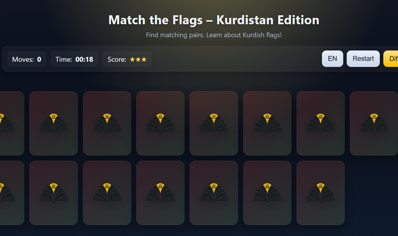 Match the Flags preview