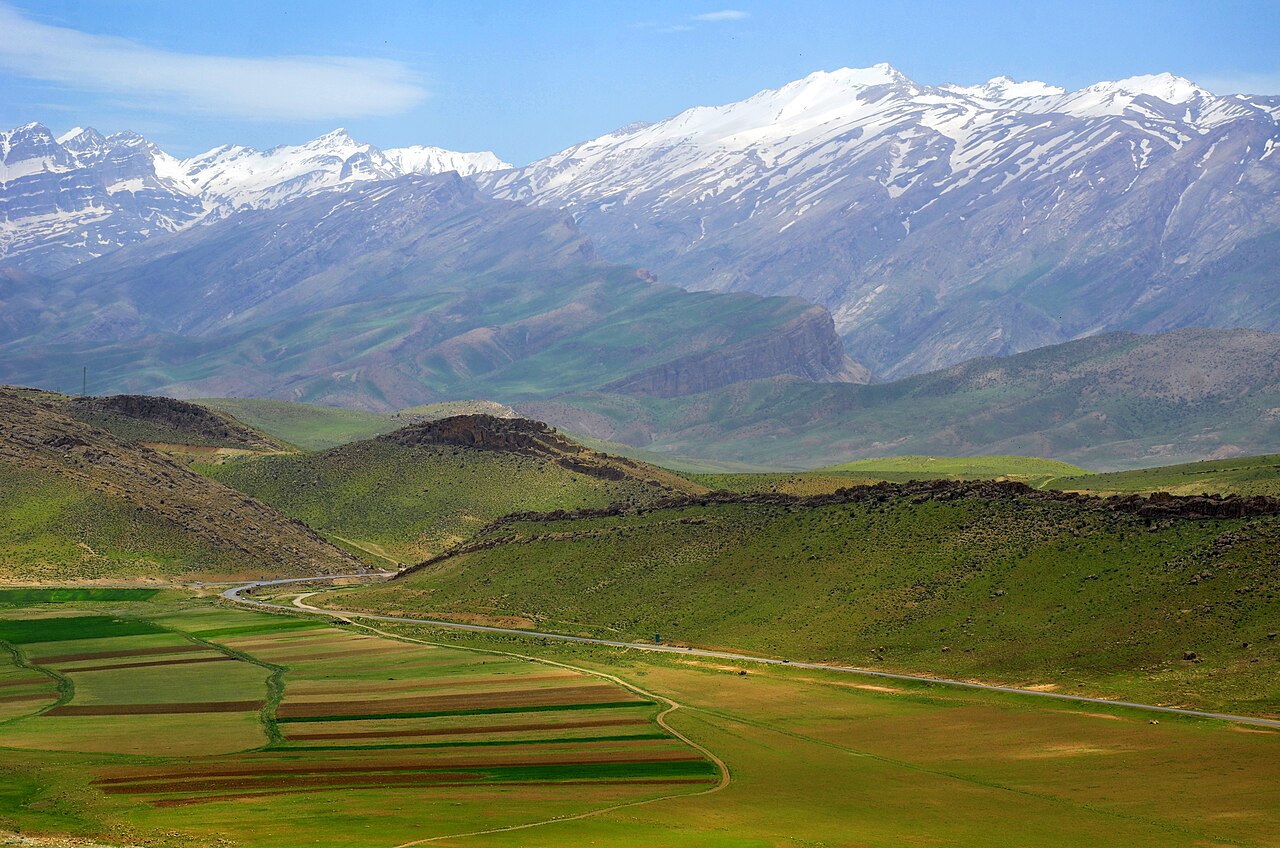 Zagros mountain landscape